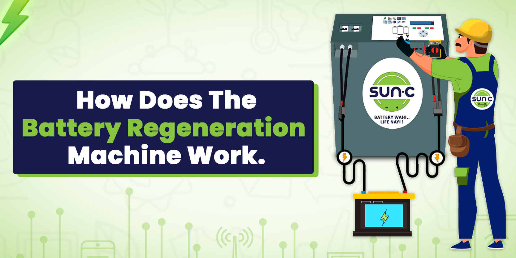How Does The Battery Regeneration Machine Work